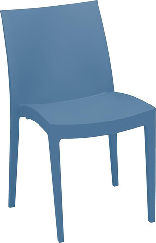 Sedia colorata impilabile - sedia,